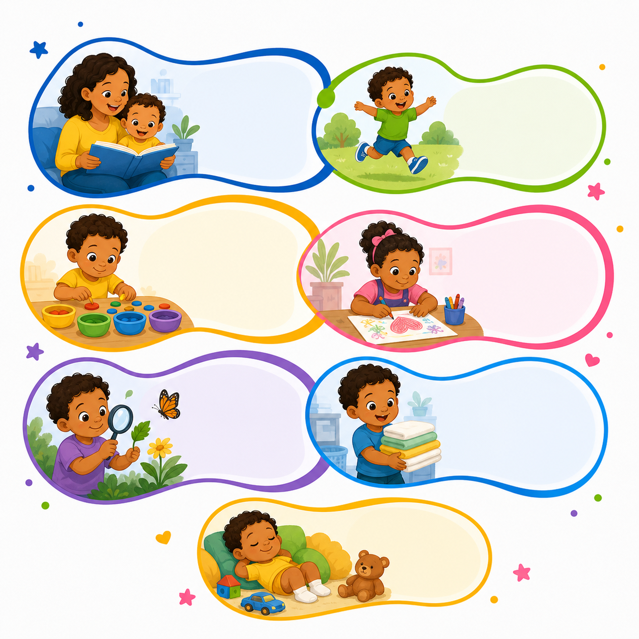 A flexible weekly rhythm for small learning invitations.
