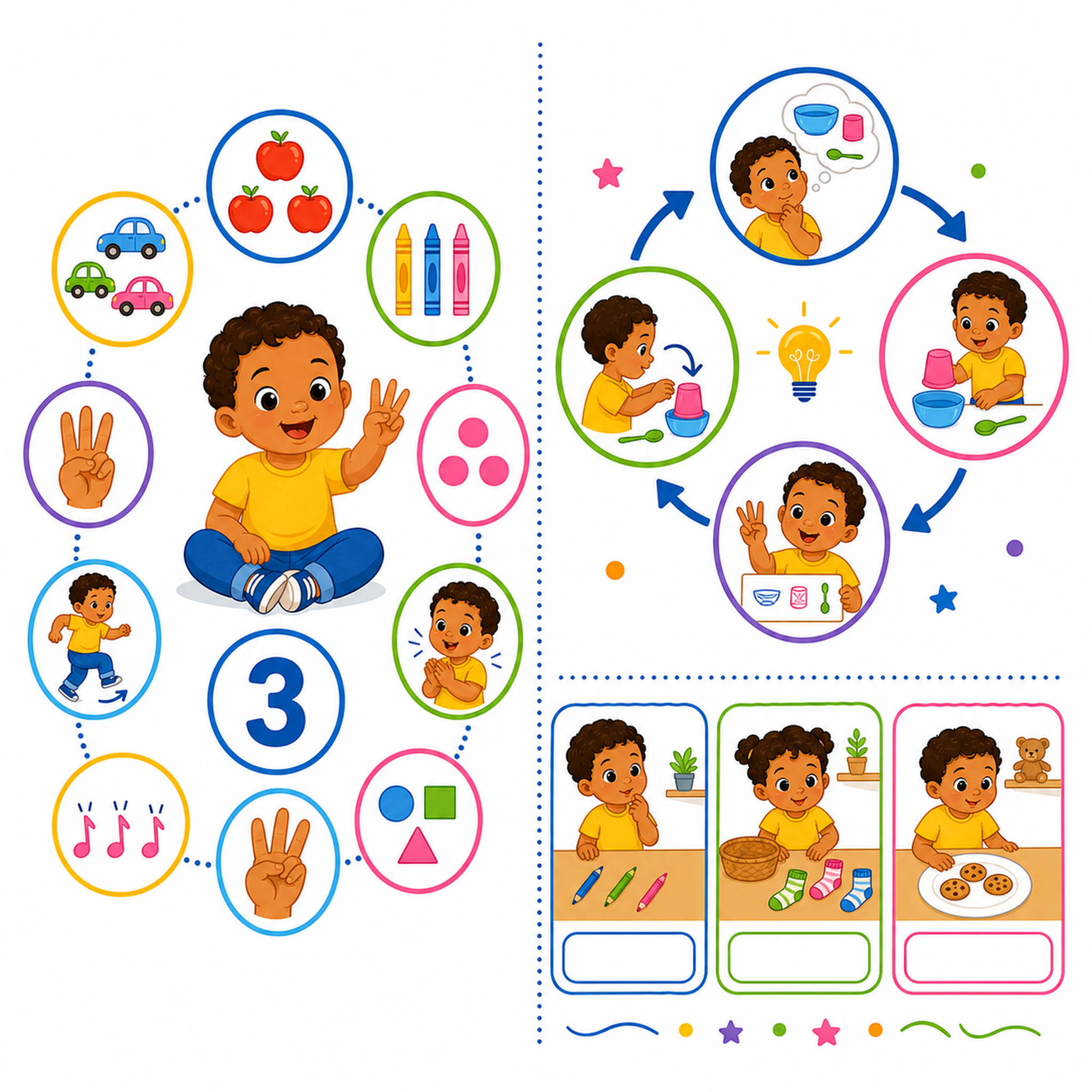 A math cycle of estimating, testing, explaining, and revising.